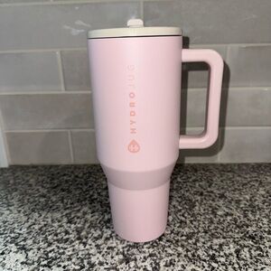 HydroJug Blush Pink Mug with Cream Lid